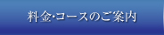 料金コースのご案内